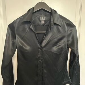 Beautiful silk INC black top